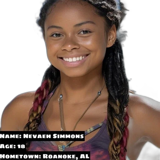 young, woman, nevaeh, simmons transparent PNG cut-out