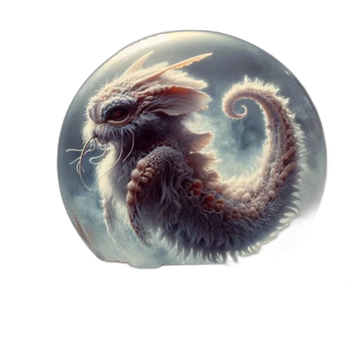dragon, creature, fantasy art, photorealistic transparent PNG cut-out