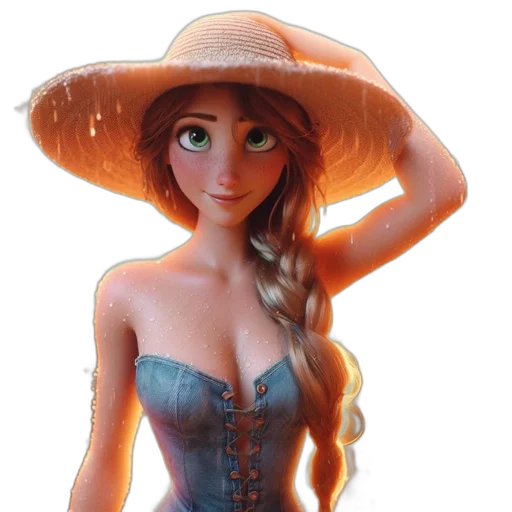 dress, hat, crown, jewelry transparent PNG cut-out