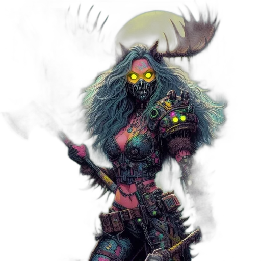 mask, creature, weapon, robot transparent PNG cut-out