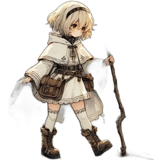 staff, weapon, sword, dress transparent PNG cut-out