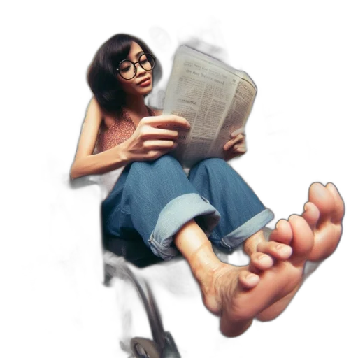 shoes, staff, face, concept art transparent PNG cut-out
