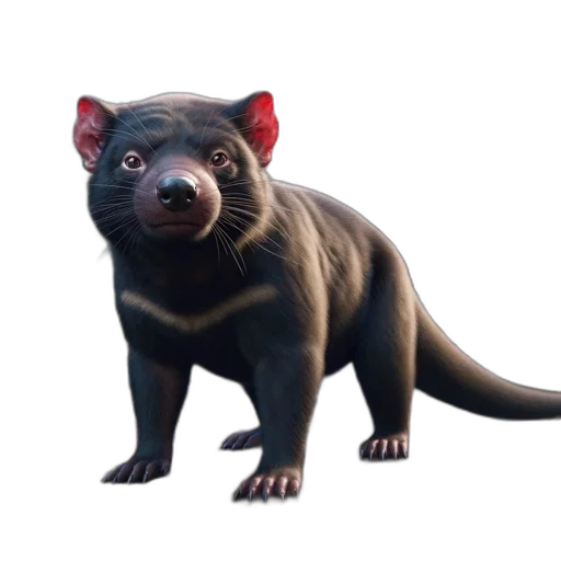 animal, creature, staff, 3d render transparent PNG cut-out
