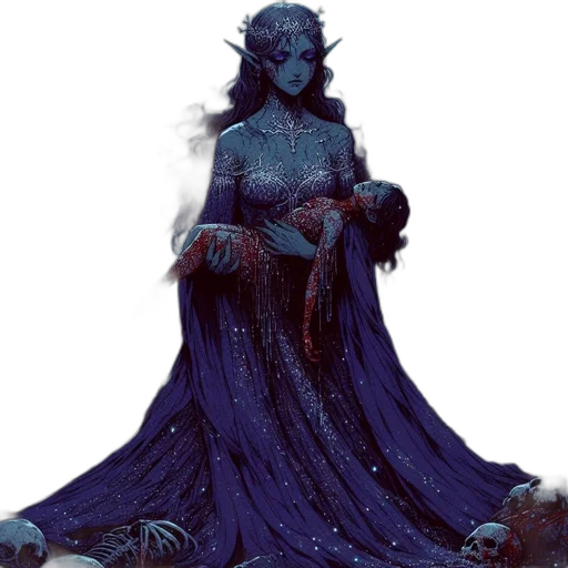 dress, creature, concept art, fantasy art transparent PNG cut-out