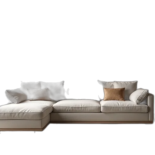 furniture, 3d render, photorealistic, earth tones transparent PNG cut-out