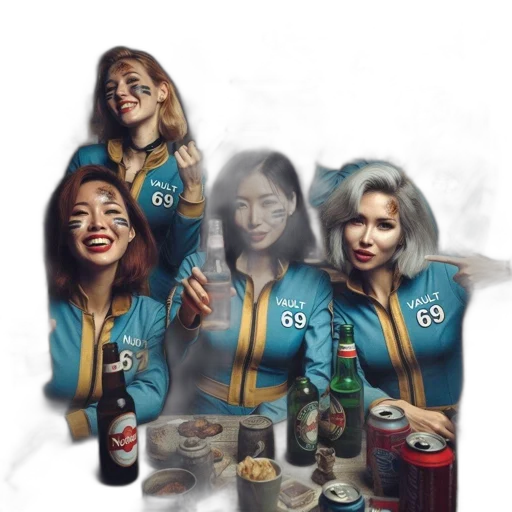 jacket, staff, concept art, comic book art transparent PNG cut-out