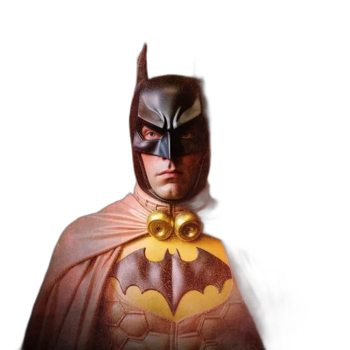 mask, comic book art, concept art, photorealistic transparent PNG cut-out