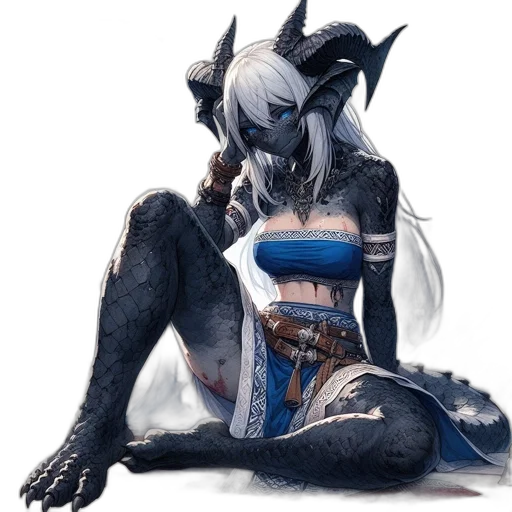 dragon, creature, staff, animal transparent PNG cut-out