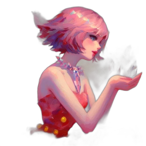 dress, face, mask, staff transparent PNG cut-out