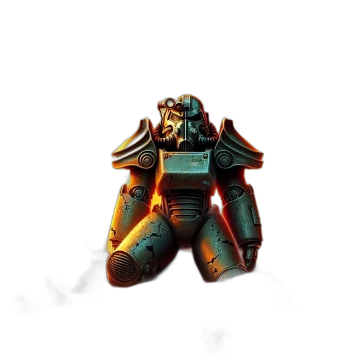 robot, mask, weapon, creature transparent PNG cut-out