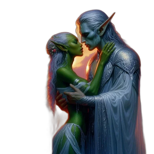 fantasy art, concept art, comic book art, photorealistic transparent PNG cut-out