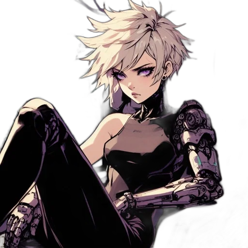 weapon, robot, sword, staff transparent PNG cut-out