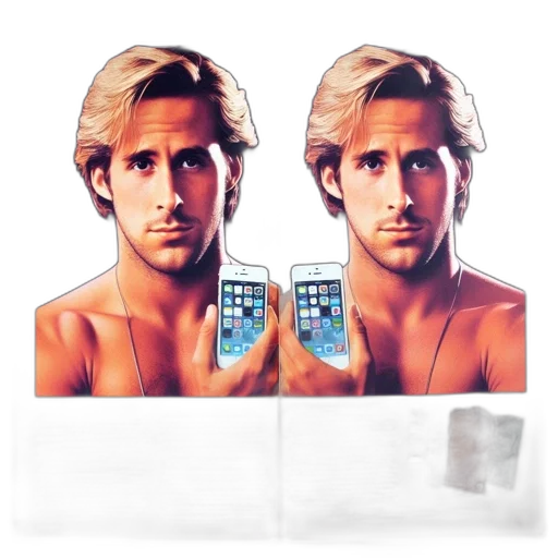 bottle, face, jacket, hair transparent PNG cut-out