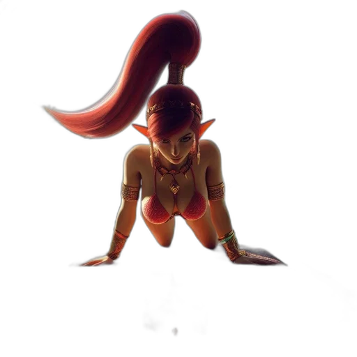 creature, staff, animal, hair transparent PNG cut-out