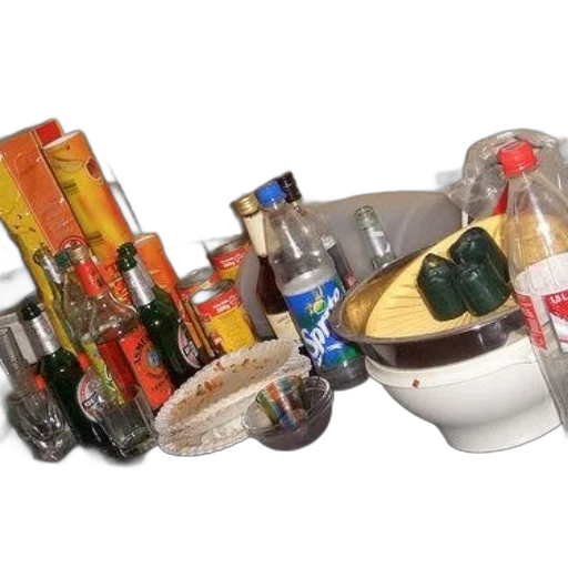 bottle, food, messy, kitchen transparent PNG cut-out