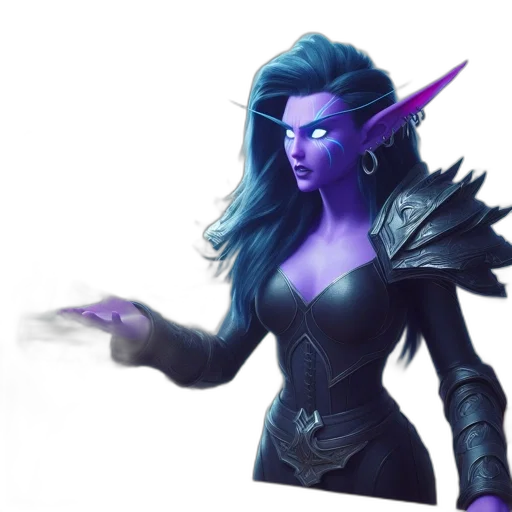 staff, concept art, fantasy art, 3d render transparent PNG cut-out