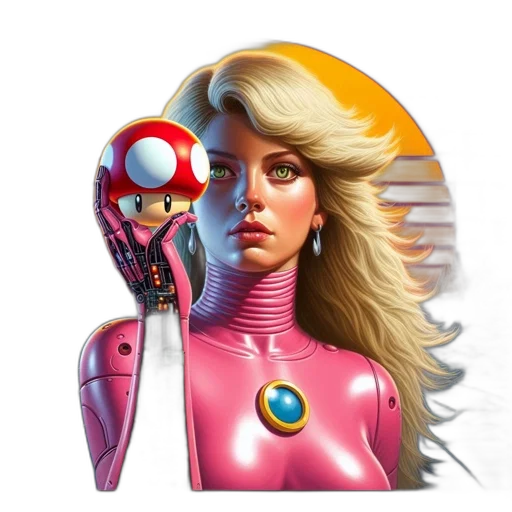 robot, weapon, concept art, comic book art transparent PNG cut-out
