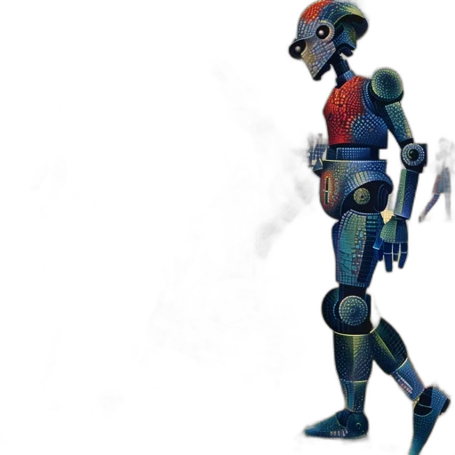 robot, weapon, staff, sword transparent PNG cut-out