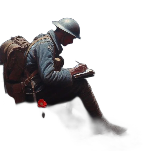 jacket, weapon, robot, staff transparent PNG cut-out