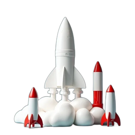 weapon, concept art, 3d render, outer space transparent PNG cut-out
