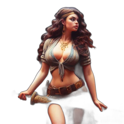 jewelry, fantasy art, concept art, comic book art transparent PNG cut-out