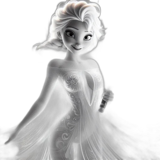 dress, crown, jewelry, robot transparent PNG cut-out