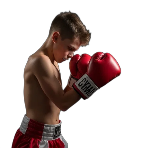 weapon, photorealistic, boy, practicing transparent PNG cut-out