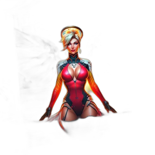 dress, concept art, fantasy art, 3d render transparent PNG cut-out