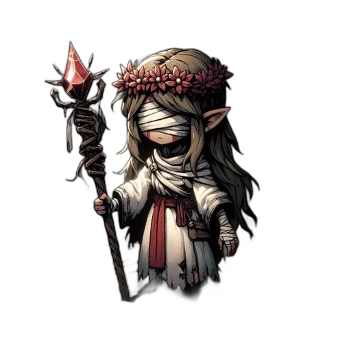 staff, mask, hat, weapon transparent PNG cut-out