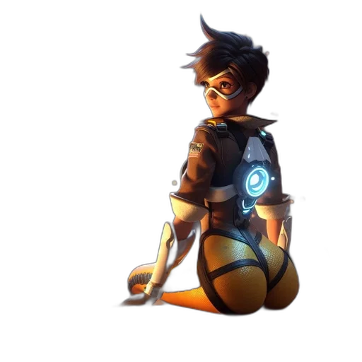 robot, dress, jacket, weapon transparent PNG cut-out