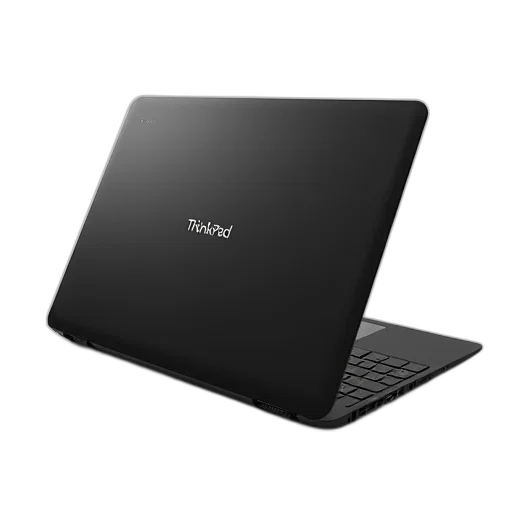 sleek, black, laptop, silver transparent PNG cut-out