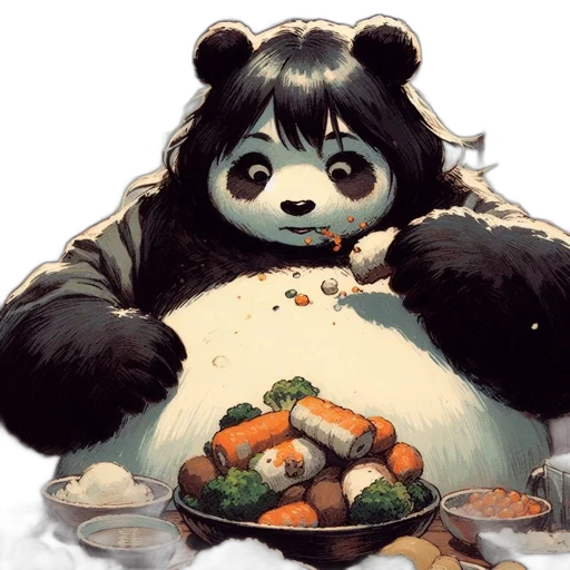 food, animal, concept art, photorealistic transparent PNG cut-out