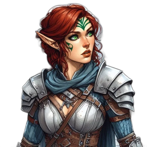 fantasy art, concept art, pixel art, comic book art transparent PNG cut-out