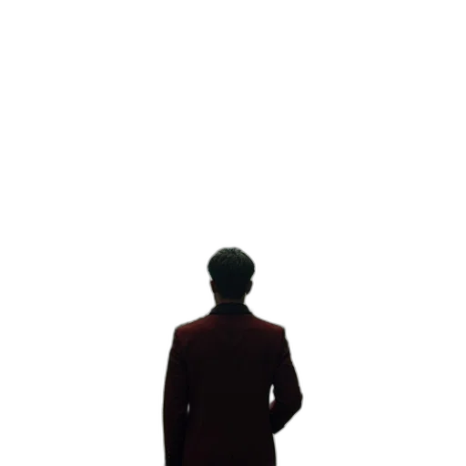 jacket, staff, robot, face transparent PNG cut-out
