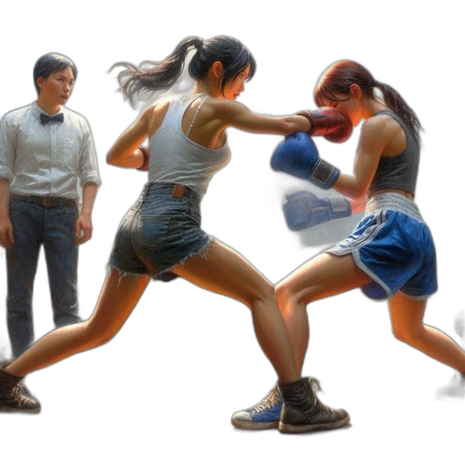 photorealistic, concept art, 3d render, oil painting transparent PNG cut-out