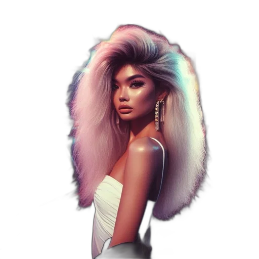 hair, face, jacket, hat transparent PNG cut-out