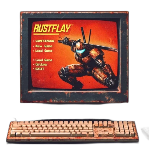robot, weapon, furniture, cyberpunk transparent PNG cut-out
