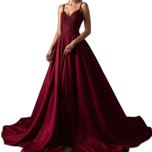 dress, crown, jewelry, photorealistic transparent PNG cut-out