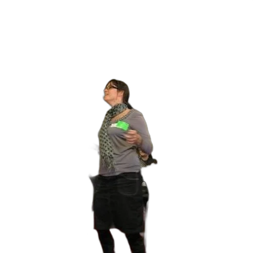 jacket, staff, creature, robot transparent PNG cut-out