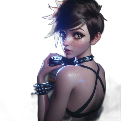 robot, jewelry, staff, face transparent PNG cut-out