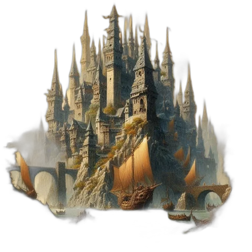 crown, dragon, concept art, fantasy art transparent PNG cut-out
