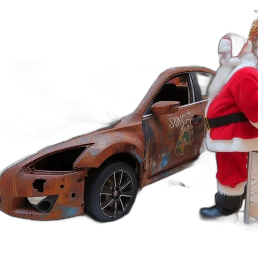 car, weapon, concept art, 3d render transparent PNG cut-out