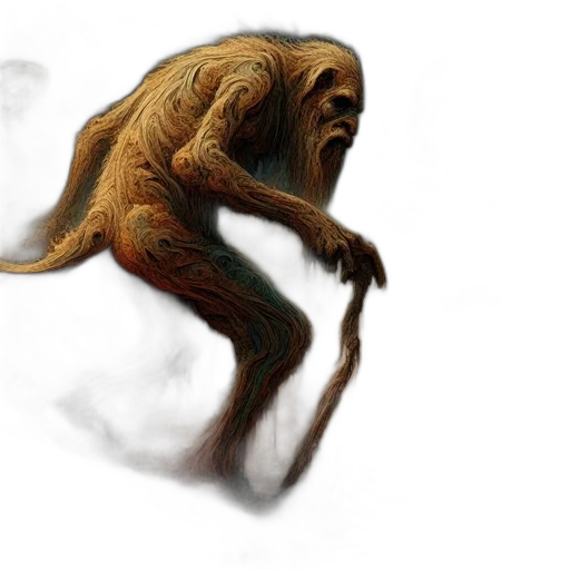 creature, animal, hair, dragon transparent PNG cut-out