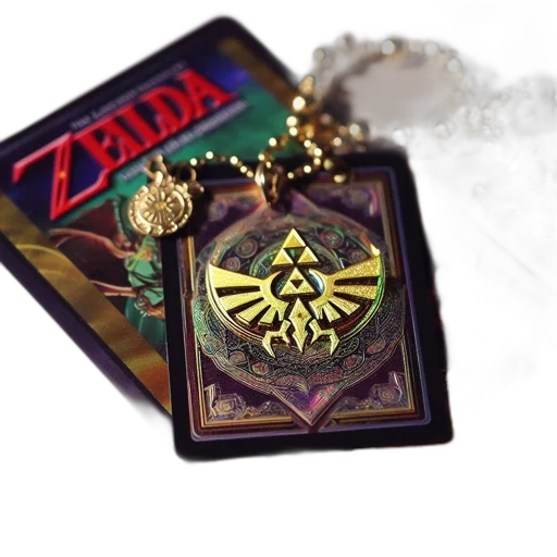 jewelry, gold, triforce, pendant transparent PNG cut-out
