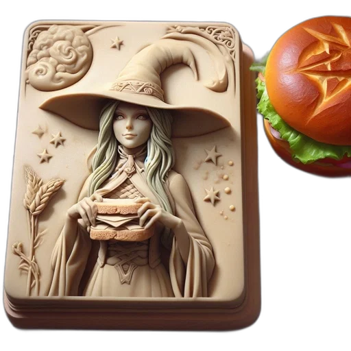 food, photorealistic, 3d render, fantasy art transparent PNG cut-out