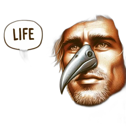 face, animal, mask, weapon transparent PNG cut-out