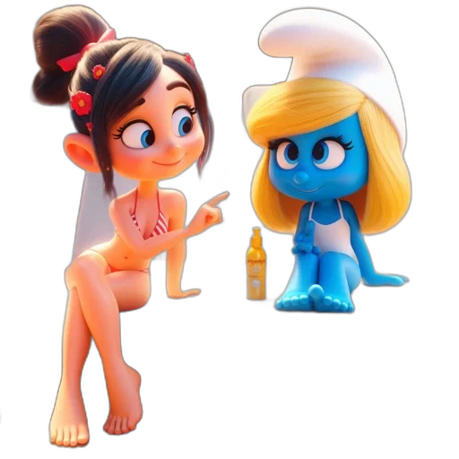 concept art, 3d render, cartoon, fantasy art transparent PNG cut-out