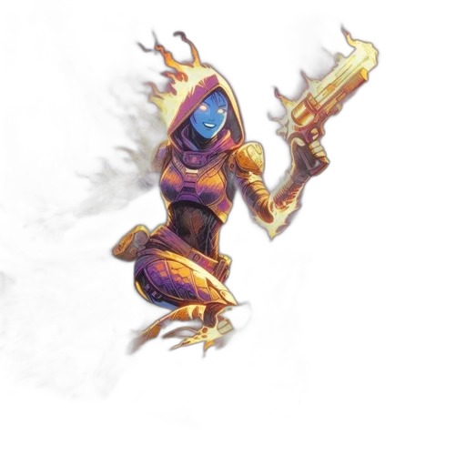 staff, robot, weapon, creature transparent PNG cut-out