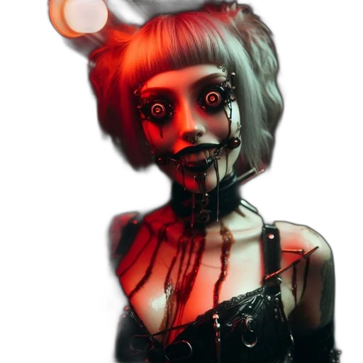 mask, face, robot, creature transparent PNG cut-out