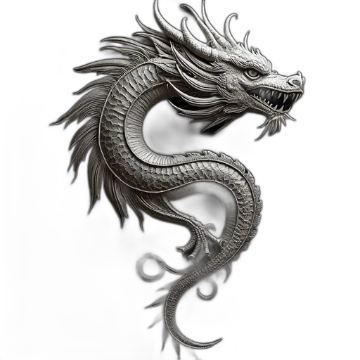 dragon, staff, creature, animal transparent PNG cut-out